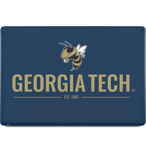 Georgia Institute of Technology Est 1885 Navy MacBook Skins